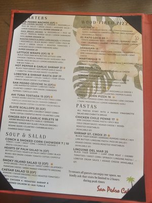 Menu photo 3 San Pedro Cafe Hudson, WI