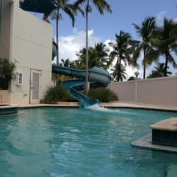 Civic Center Aquatics Complex - Water slide.