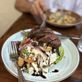 Garp & Fuss - Wedge salad with hangar steak - American Near Me - Winter Park, Florida