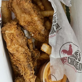 Monroe's Hot Chicken - Chicken Tender & Fries Box - Chicken Shop Near Me - Phoenix, Arizona