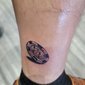 Revolt Tattoos - Poker chip by Chris beck - Tattoo Near Me - Las Vegas, Nevada Revolt Tattoos - Poker chip by Chris beck - Tattoo Near Me - Las Vegas, Nevada