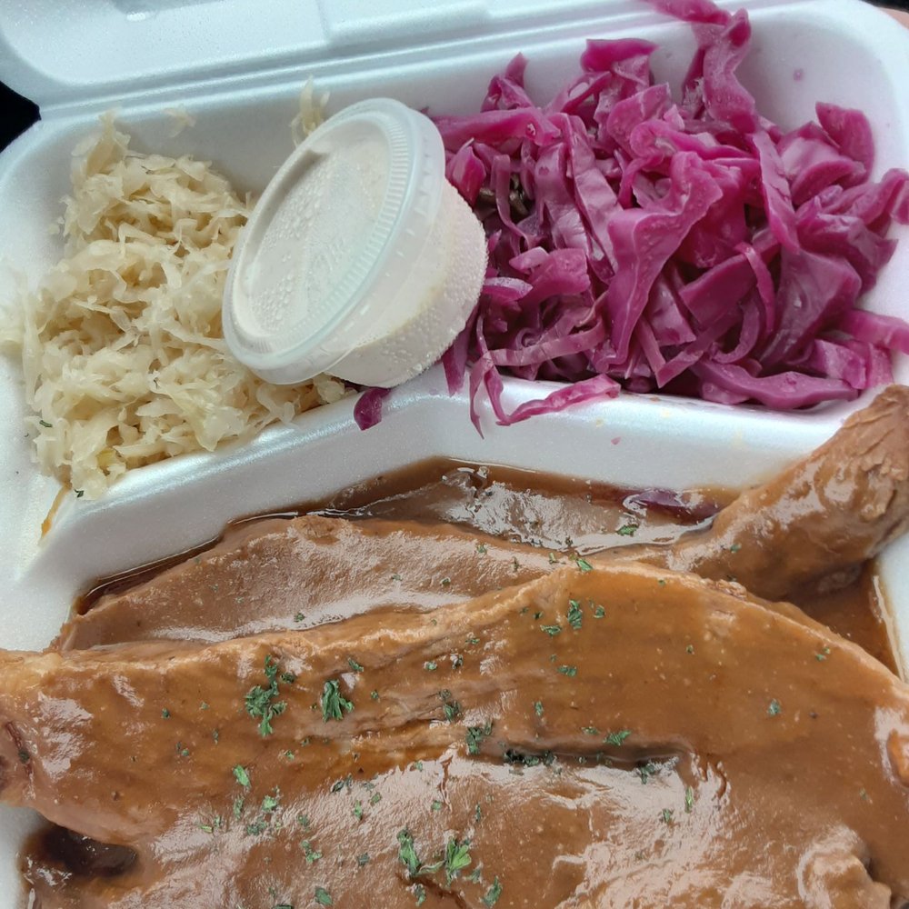 West Berlin - Rinderbrust (beef brisket) Plate! - German Near Me - Anchorage, Alaska West Berlin - Rinderbrust (beef brisket) Plate! - German Near Me - Anchorage, Alaska