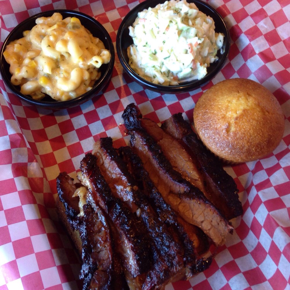 Famous Dave's Bar-B-Que - Beef Brisket mac & cheese and coleslaw - Barbeque Near Me - Indianapolis, Indiana Famous Dave's Bar-B-Que - Beef Brisket mac & cheese and coleslaw - Barbeque Near Me - Indianapolis, Indiana