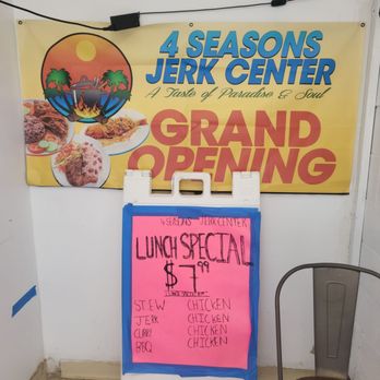 4 Seasons Jerk Center - The Menu - Caribbean Near Me - Augusta, Georgia