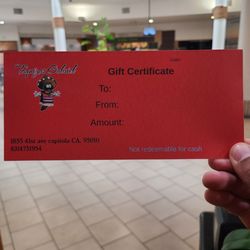 Taquizas Gabriel - Gift certificates available