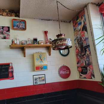 Alice's Restaurant - a wall of memorabilia - Coffee & Tea Near Me - Tucson, Arizona