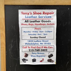 Tony’s Shoe Repair