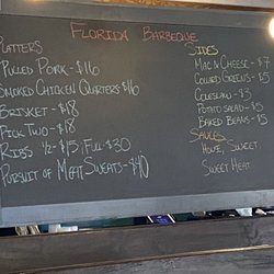 Pensacola Smokehouse - Menu