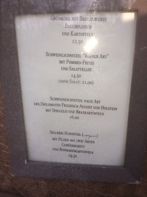Menu photo 4 Felsenkeller Coppenbrügge, NI