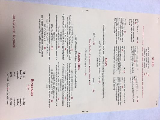 Menu photo 3 Slo Odie's House Springs, MO