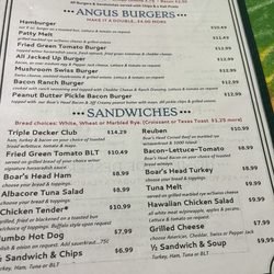 Two Peas Cafe - Lunch menu