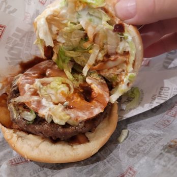 Habit Burger & Grill - Disgusting tomato on the burger when I asked for no tomato - Burgers Near Me - San Marcos, California
