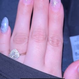 Phillip did it again!! Super cute and elegant new years nails Phillip did it again!! Super cute and elegant new years nails