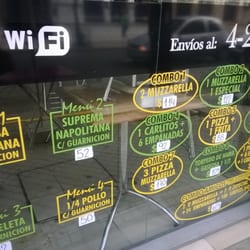 Bar Mat y Luck - Opciones de menú