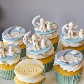 Pinstripes - Noah's astronaut cupcakes - Bowling Near Me - San Mateo, California Pinstripes - Noah's astronaut cupcakes - Bowling Near Me - San Mateo, California