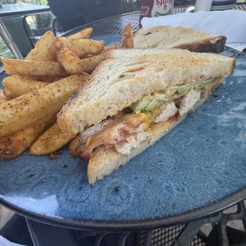 Garden Cafe - Turkey sandwich with the GLORIOUS fries ! - Breakfast & Brunch Near Me - Dallas, Texas