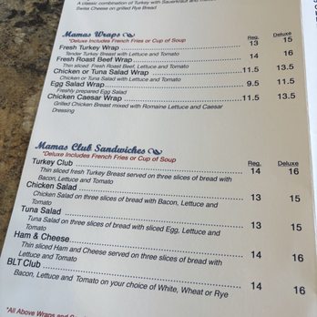 Mamas Kitchen - menu - Breakfast & Brunch Near Me - Seminole, Florida