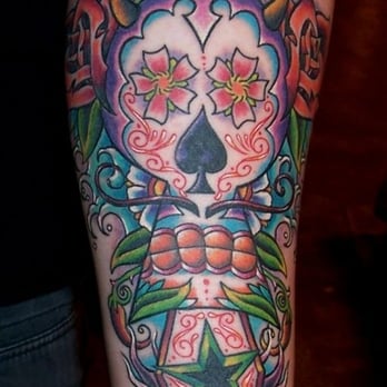 Blue Tiki Tattoo - Color Tattoo - Tattoo Near Me - Kapaa, Hawaii