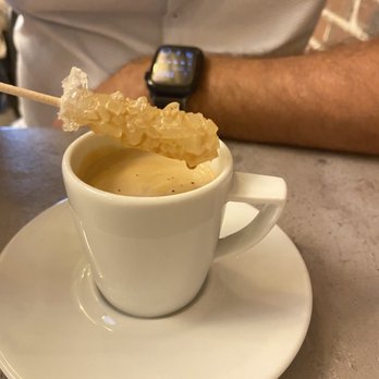 PK’s Roosevelt Room - Espresso served with rock sugar stick - Venues & Event Spaces Near Me - St. Augustine, Florida