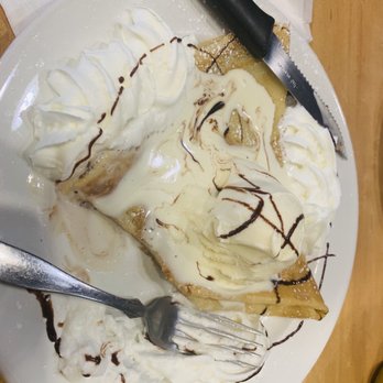 Fenton Cafe - Nutella crepe with icecream scoop - Creperies Near Me - Silver Spring, Maryland