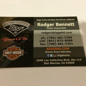Biggs Harley-Davidson - Hit up Rodger... good dude and will take care of you. - Motorcycle Dealers Near Me - San Marcos, California