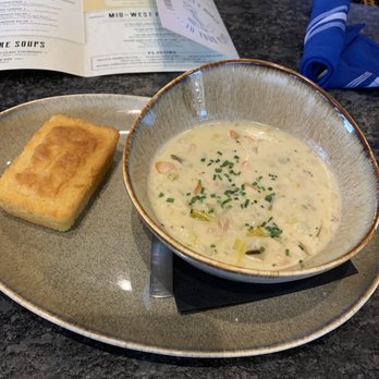 Pier 48 - Clam chowder $9 - Seafood Near Me - Indianapolis, Indiana Pier 48 - Clam chowder $9 - Seafood Near Me - Indianapolis, Indiana