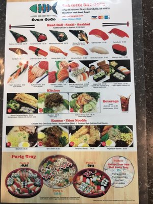 Menu photo 3 Sushi GoGo Grandville, MI