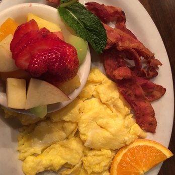 Foxy's Restaurant - Side of bacon, eggs and fruit - Diners Near Me - Glendale, California Foxy's Restaurant - Side of bacon, eggs and fruit - Diners Near Me - Glendale, California