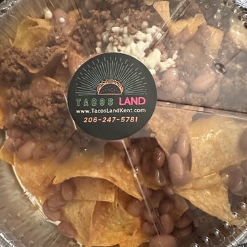 TacosLand - Nachos (without several ingredients, for my preference) - Tacos Near Me - Kent, Washington