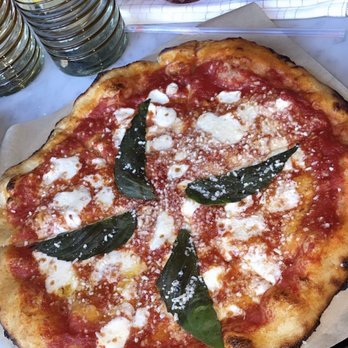 The Wheel - Margherita Pizza - New American Near Me - Stamford, Connecticut The Wheel - Margherita Pizza - New American Near Me - Stamford, Connecticut