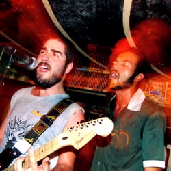 A Obra Bar Dançante - Me playing with my band, Cães do Cerrado, @ A Obra.