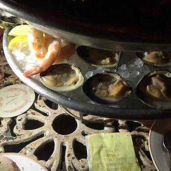 Maison Premiere - Le Maison plateau. Bottom layer with shrimp and clams - Seafood Near Me - Brooklyn, New York