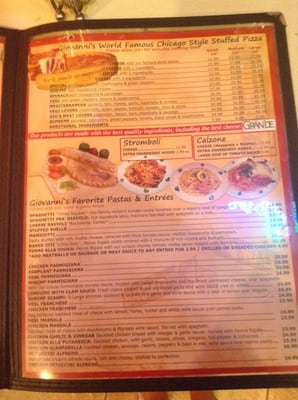 Menu photo 7 Giovannis Pizzeria Restaurant Boca Raton, FL