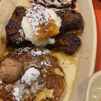 Snooze, an A.M. Eatery - Pancake flight - Breakfast & Brunch Near Me - Orange, California Snooze, an A.M. Eatery - Pancake flight - Breakfast & Brunch Near Me - Orange, California