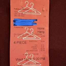 Amount actually charged for men's shirts Amount actually charged for men's shirts