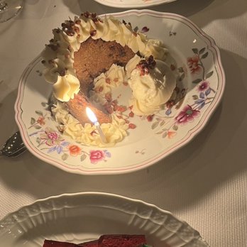 Carbone - Carrot Cake (middle), chocolate cake (top); italian cookies (bottom) - Italian Near Me - Las Vegas, Nevada