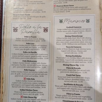 La Fuente - Menu P5 - Mexican Near Me - Kearney, Missouri