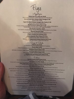 Menu photo 7 Figs Philadelphia, PA