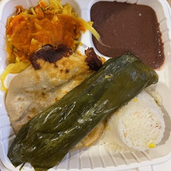 El Rinconcito Cafe - 1 Pupusa and 1 Tamal de Pollo Combo - Salvadoran Near Me - Washington, DC, District of Columbia El Rinconcito Cafe - 1 Pupusa and 1 Tamal de Pollo Combo - Salvadoran Near Me - Washington, DC, District of Columbia