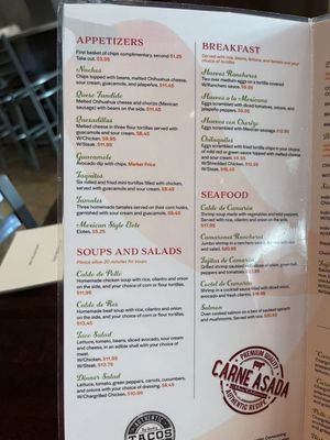 Menu photo 2 Chirrion Mexican Grill Forest Park, IL