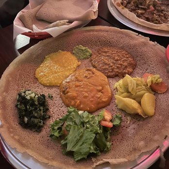 Cafe Selam - Veggie combo - Ethiopian Near Me - Seattle, Washington