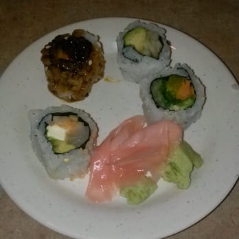 The Happy Dragon - Third & final round of sushi!!! Was able to try every selection offered at time of visit! :-) - Chinese Near Me - Kansas City, Missouri
