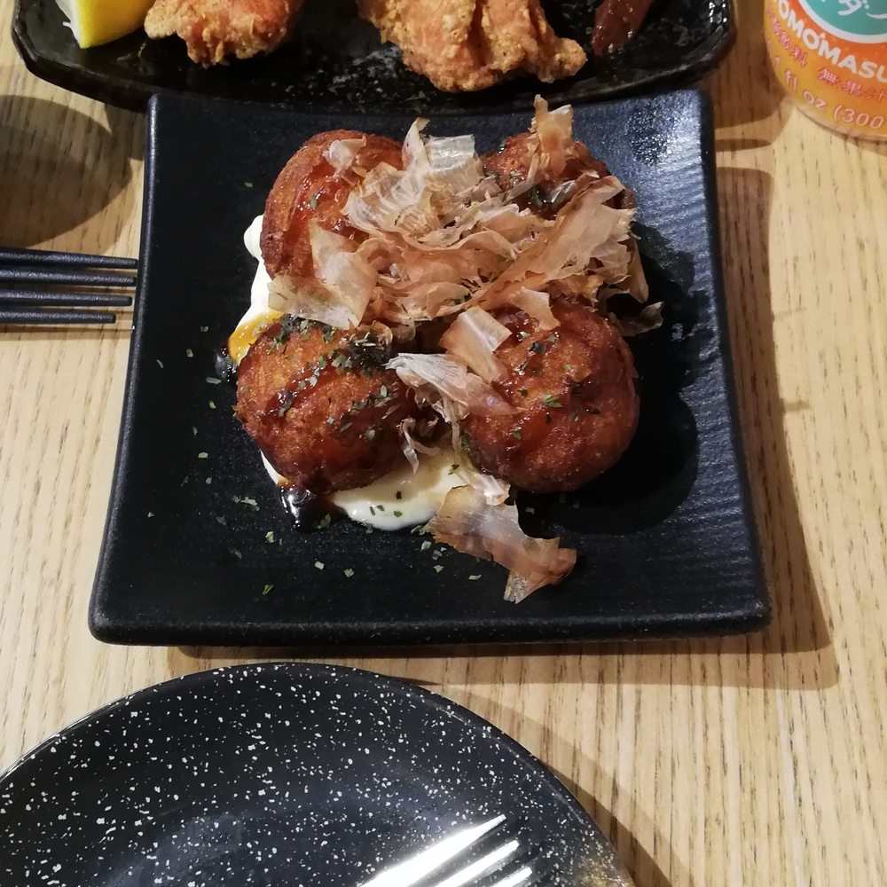 Chicken Kaarage (top) and Takoyaki (bottom) Chicken Kaarage (top) and Takoyaki (bottom)