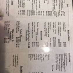 Superior Nails And Hair - Prices