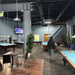 Cafe Rack - 5 pool tables on this side of the establishment