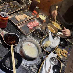 First Hot Pot & BBQ - The food we ordered