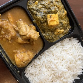 Trisara - Curry Chicken Biryani & saag creamy spinach - Asian Fusion Near Me - San Francisco, California Trisara - Curry Chicken Biryani & saag creamy spinach - Asian Fusion Near Me - San Francisco, California