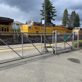 Centennial Station - A cargo train going in the other direction - Train Stations Near Me - Lacey, Washington Centennial Station - A cargo train going in the other direction - Train Stations Near Me - Lacey, Washington