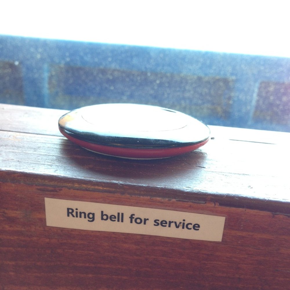 Tofu Kitchen - The staff encourages you to ring this bell at your table if you have any requests. Don't be shy. That is why they added it :) - Korean Near Me - Johns Creek, Georgia Tofu Kitchen - The staff encourages you to ring this bell at your table if you have any requests. Don't be shy. That is why they added it :) - Korean Near Me - Johns Creek, Georgia