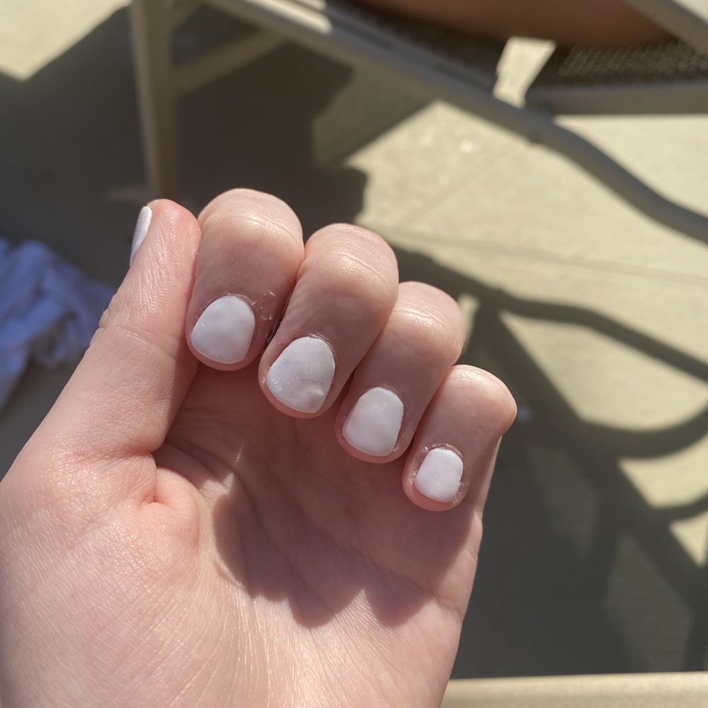 Vip Nails - This is looking rough - Nail Salons Near Me - Estero, Florida